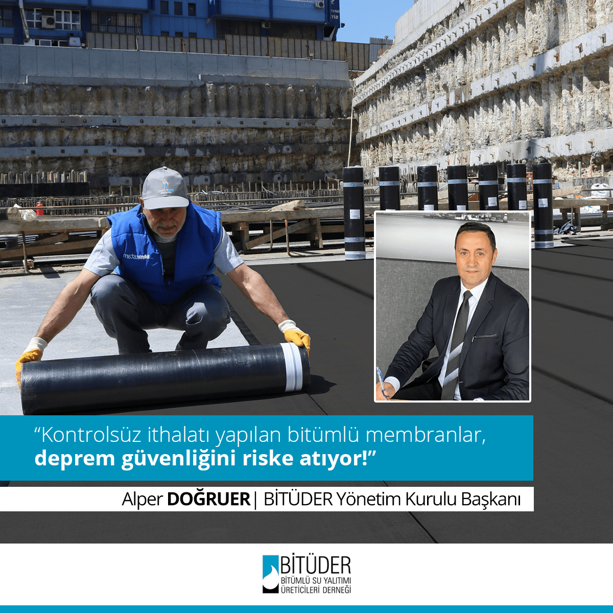 BİTÜDER’den uyarı: Standart dışı ithal ürünler yapıların deprem güvenliği için bir tehdit.