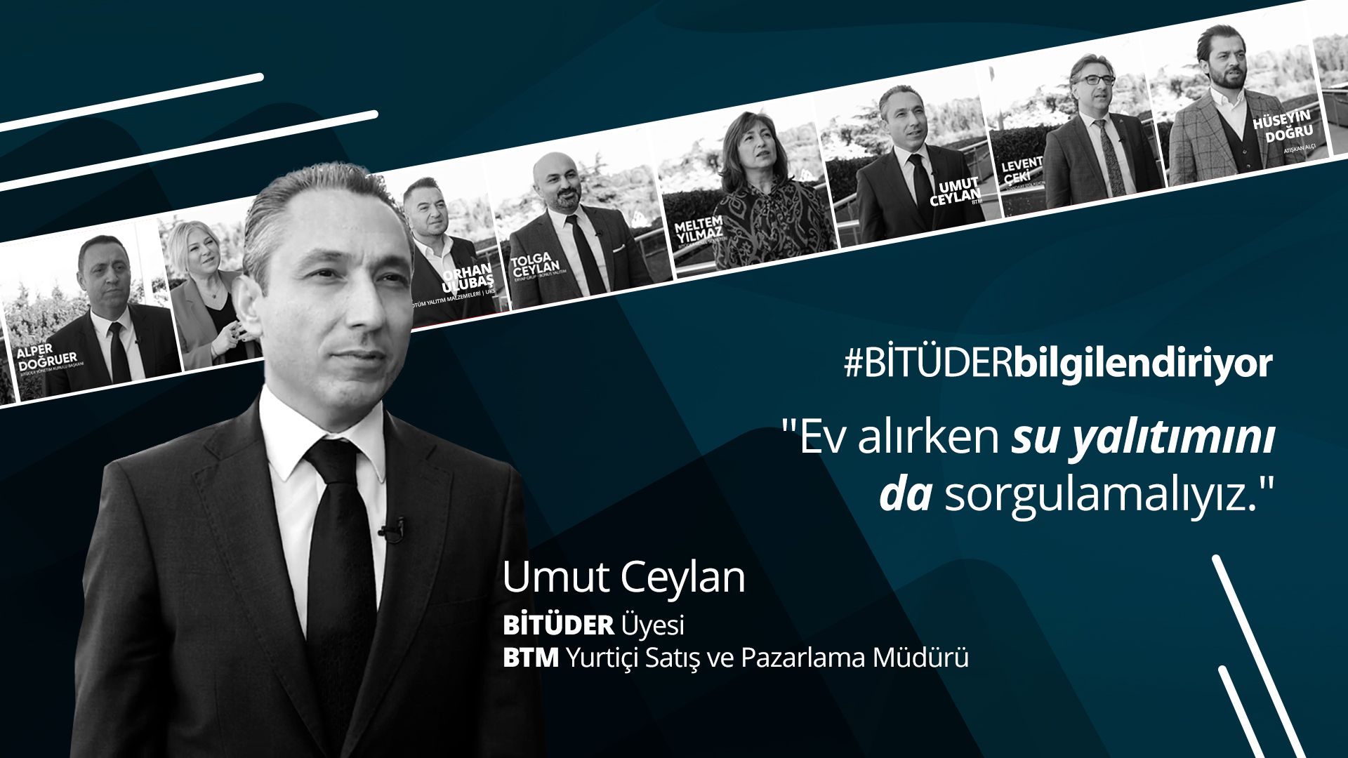 Ev alırken su yalıtımını da sorgulamalıyız. - Umut Ceylan