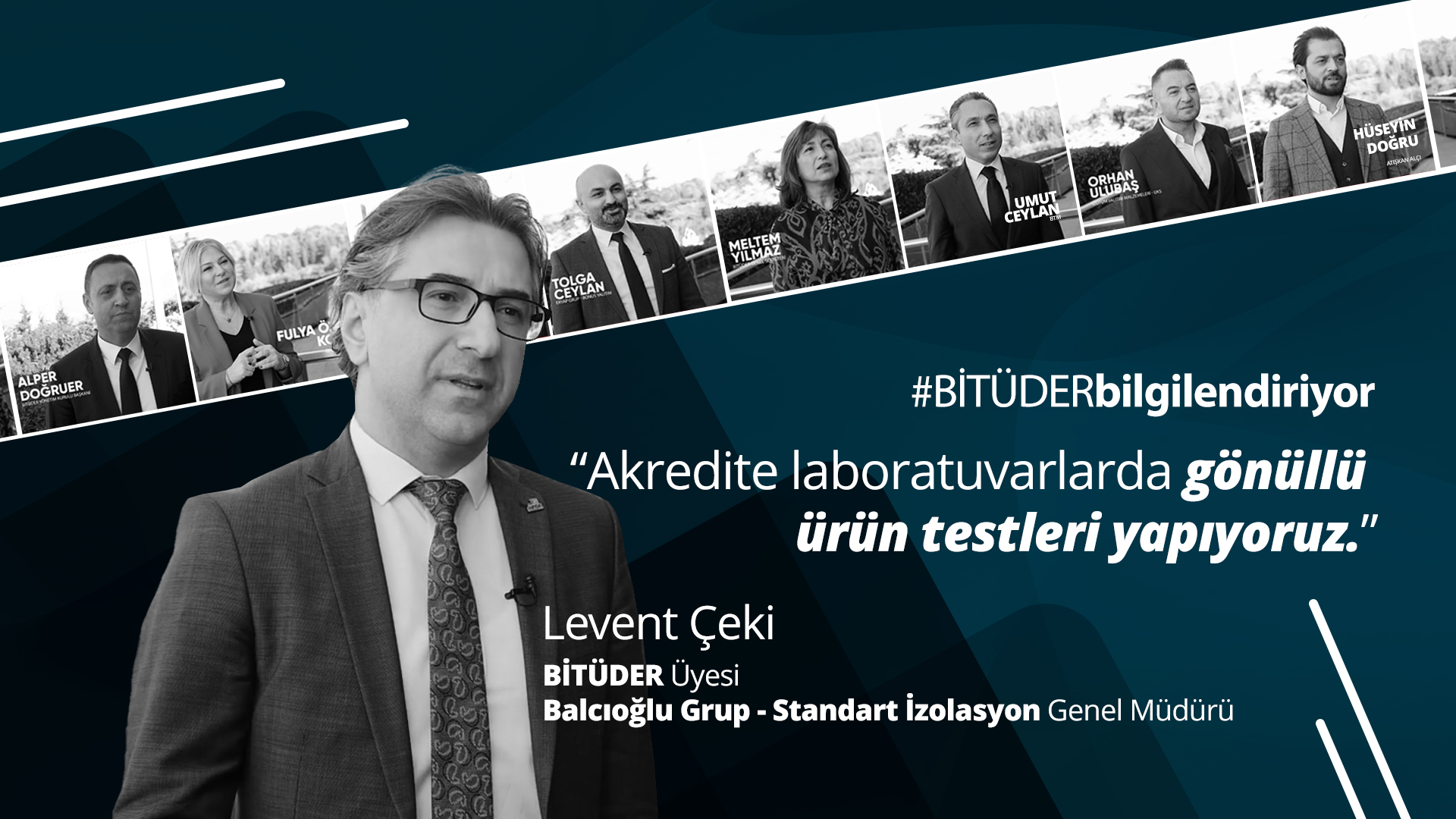 Akredite laboratuvarlarda gönüllü ürün testleri yapıyoruz. - Levent Çeki