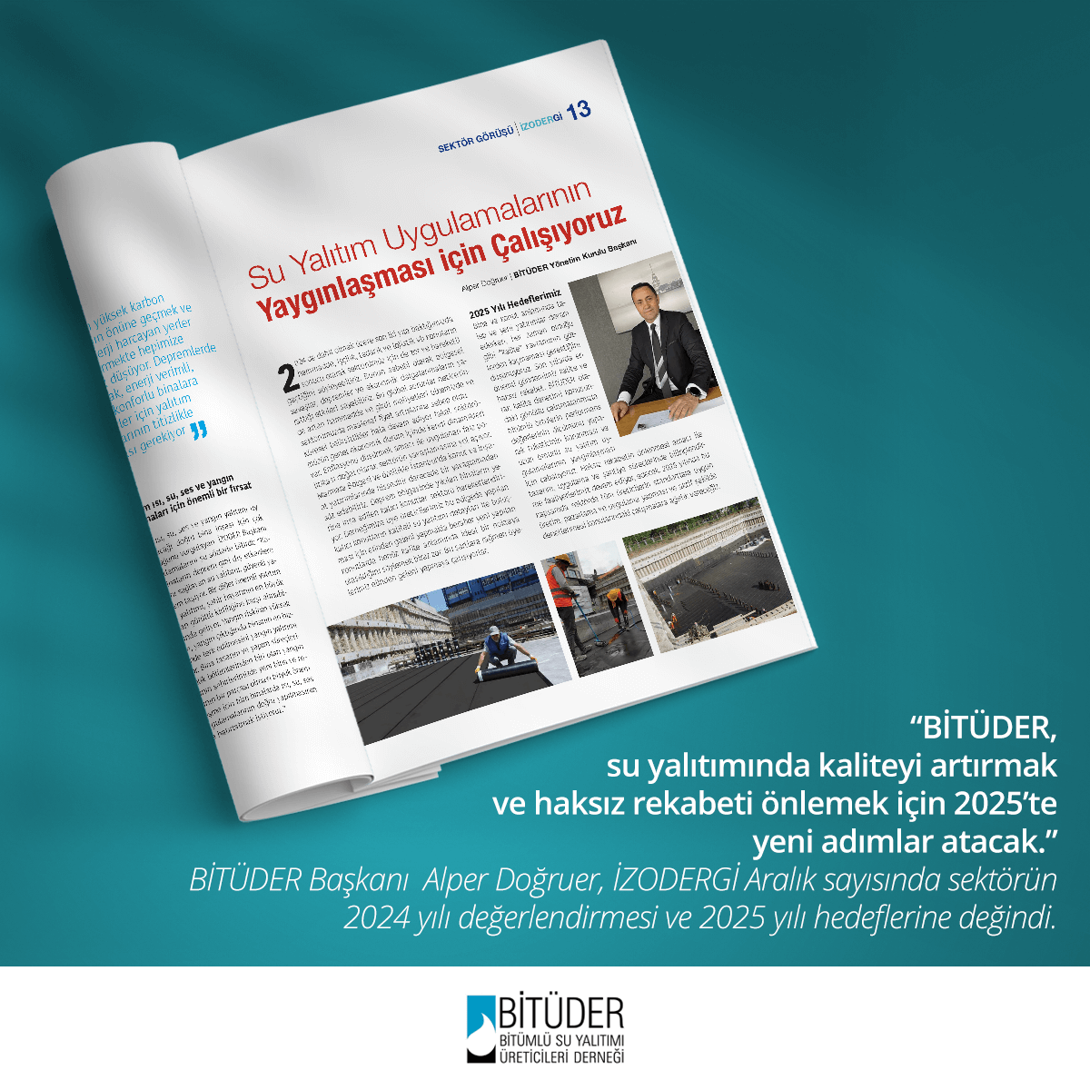 Su Yalıtım Uygulamalarının Yaygınlaşması için Çalışıyoruz