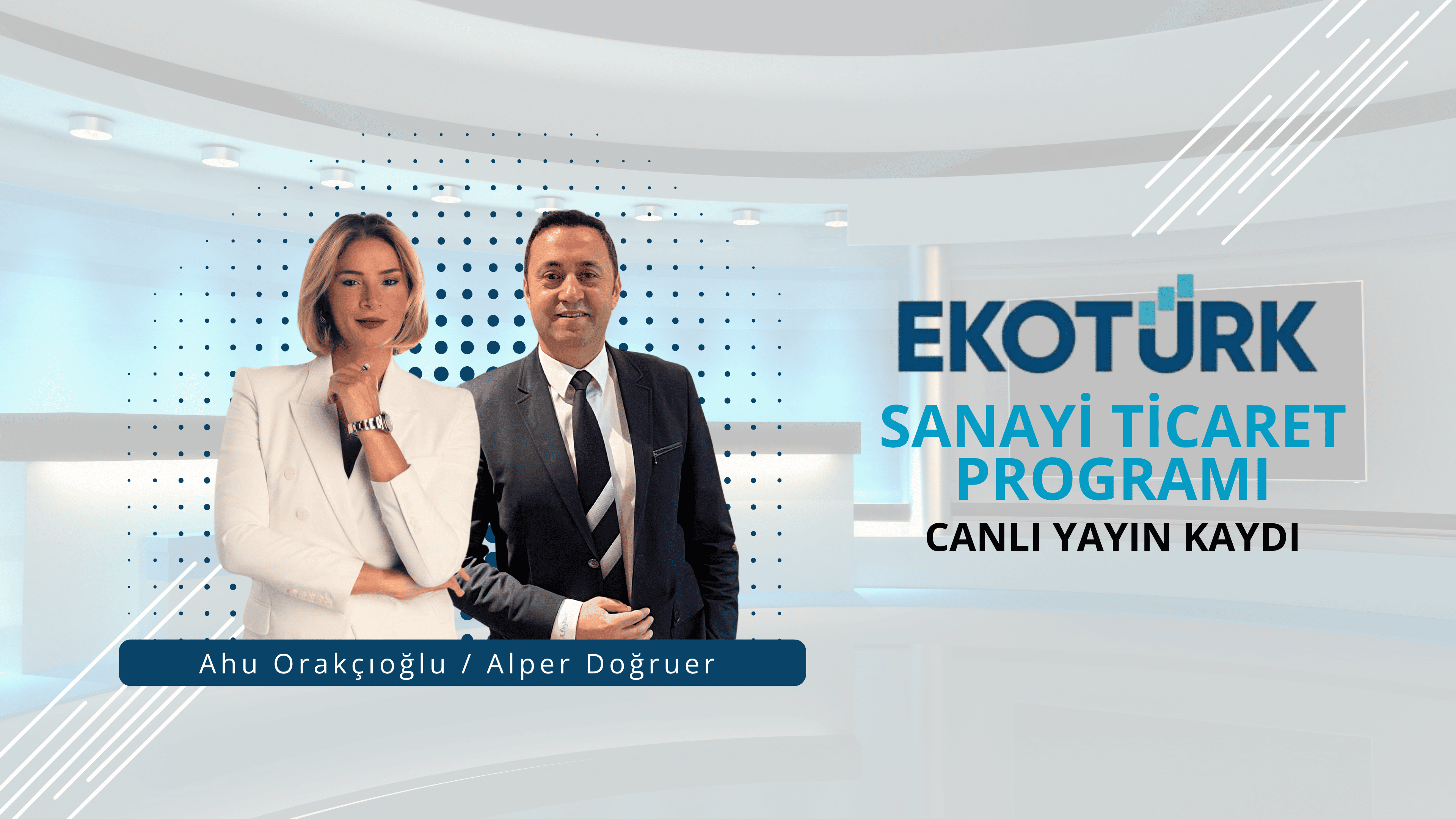 BİTÜDER Başkanı Alper Dogruer 6 mayıs 2025'te EKOTÜRK'te canlı yayında Ahu ORAKÇIOĞLU'nun konuğu oldu.