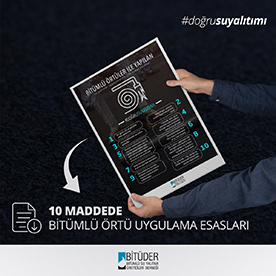 10 Maddede Bitümlü Örtü Uygulama Esasları