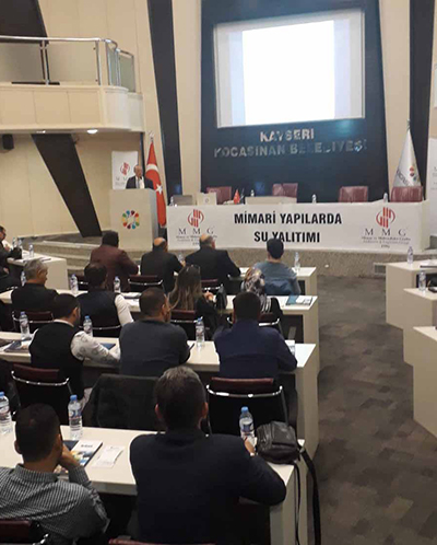 Kayseri'de Mimari Yapılarda Su Yalıtımı Semineri