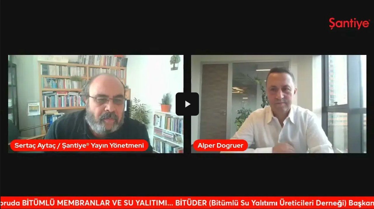 BİTÜDER Yönetim Kurulu Başkanı Alper Dogruer Şantiye Dergisi'nin canlı yayınında soruları yanıtladı.